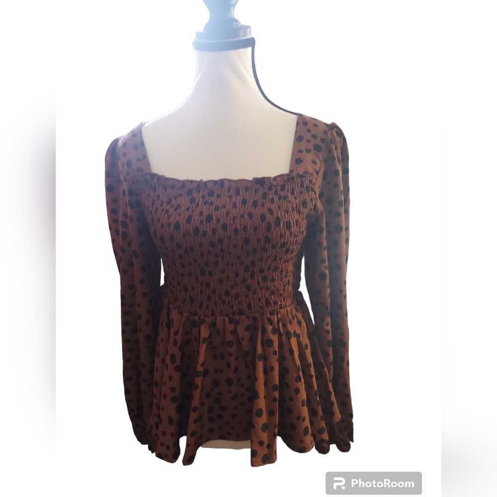 NWOT - Shein Peplum Top